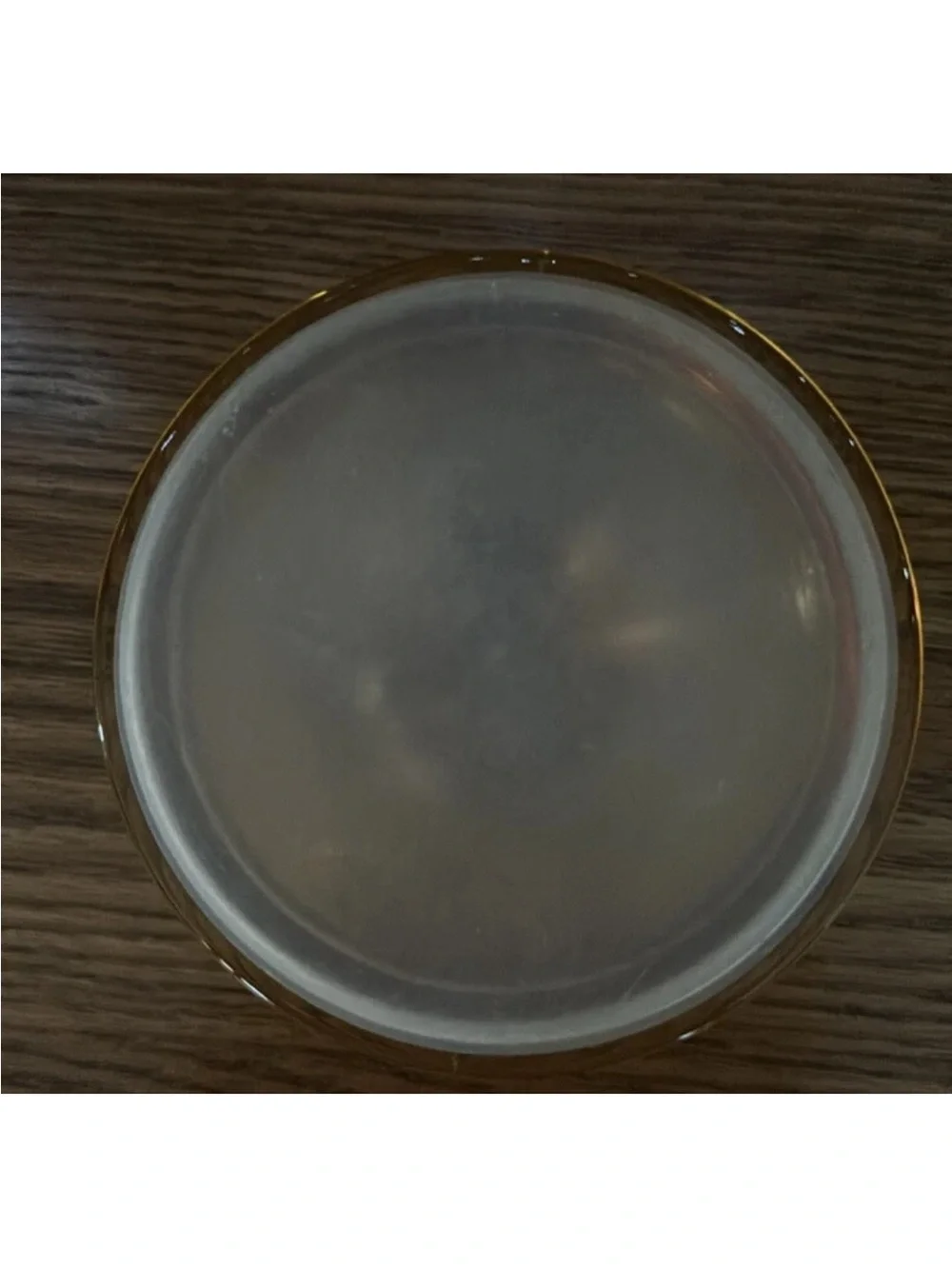 Amber Glass Canister Jar Lid Anchor Hocking LE Smith Bubble Thumbprint 9x6 Vtg